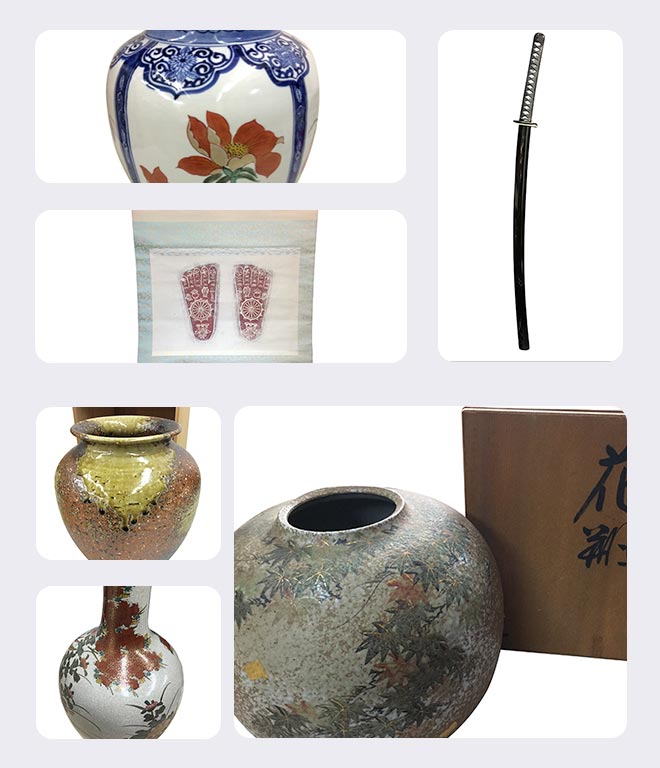 骨董品のおまとめ買取